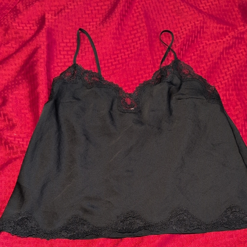 Victoria's Secret Black Lace Chemise NWT